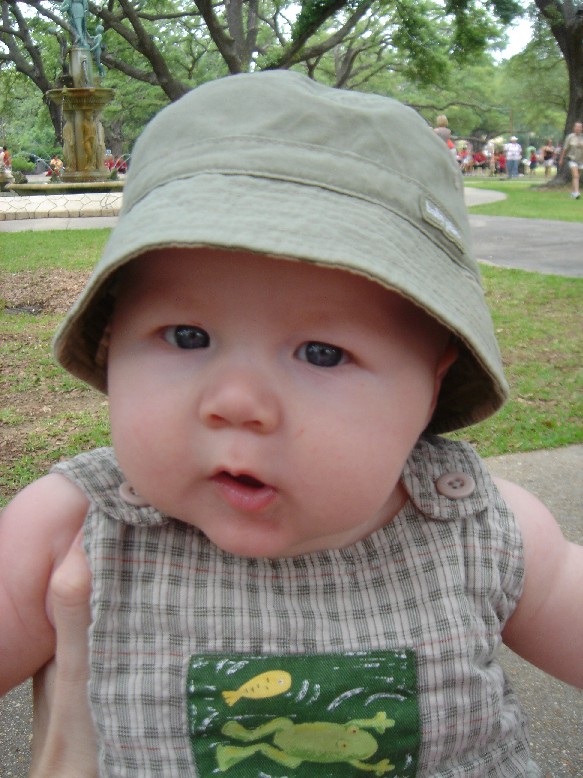At the zoo.